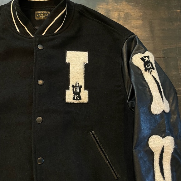 KAPITAL 40S WOOL I-FIVE VARSITY JACKET - Picture 5 of 5